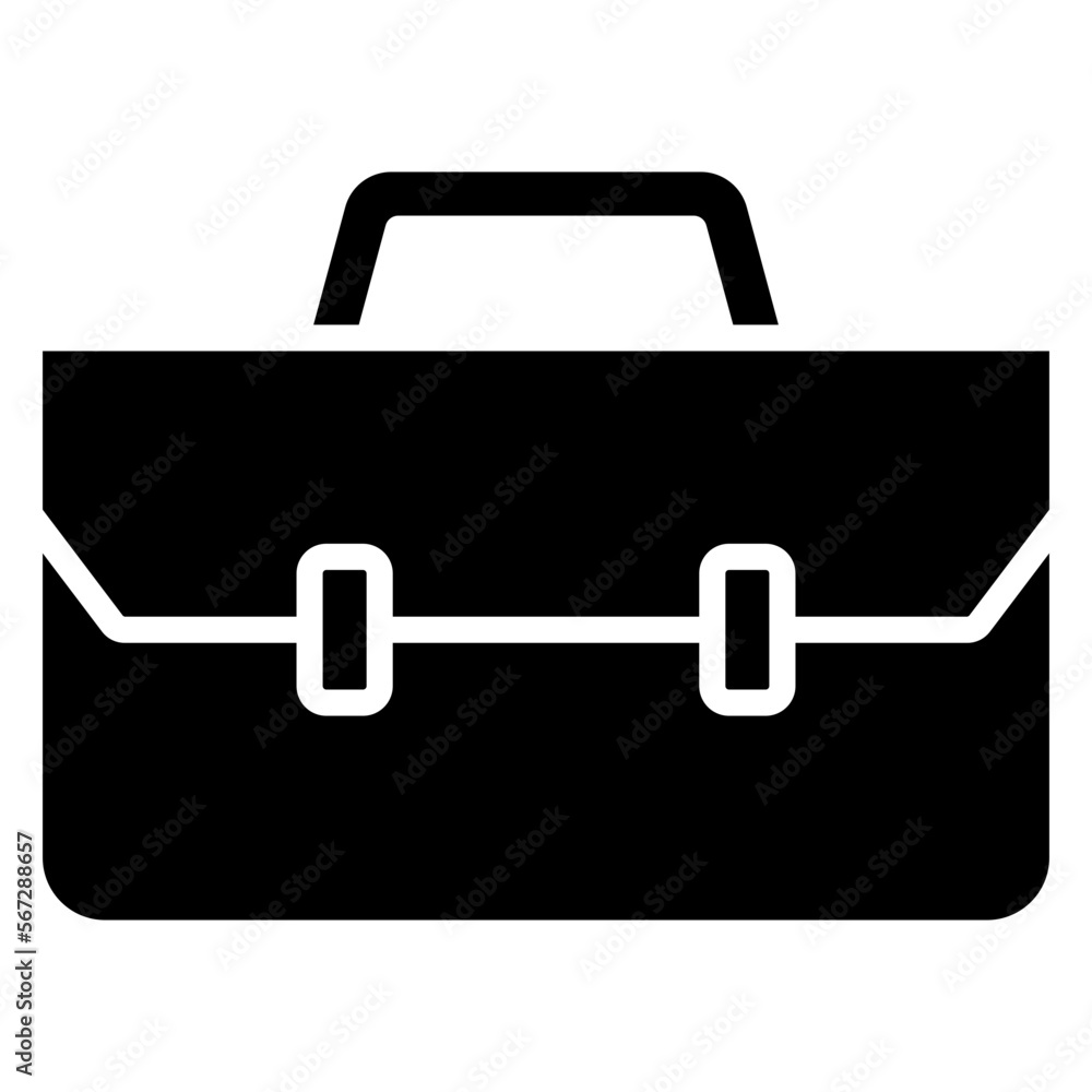 briefcase bag glyph icon briefcase bag glyph icon