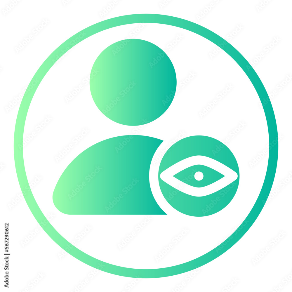 Obraz premium view gradient icon