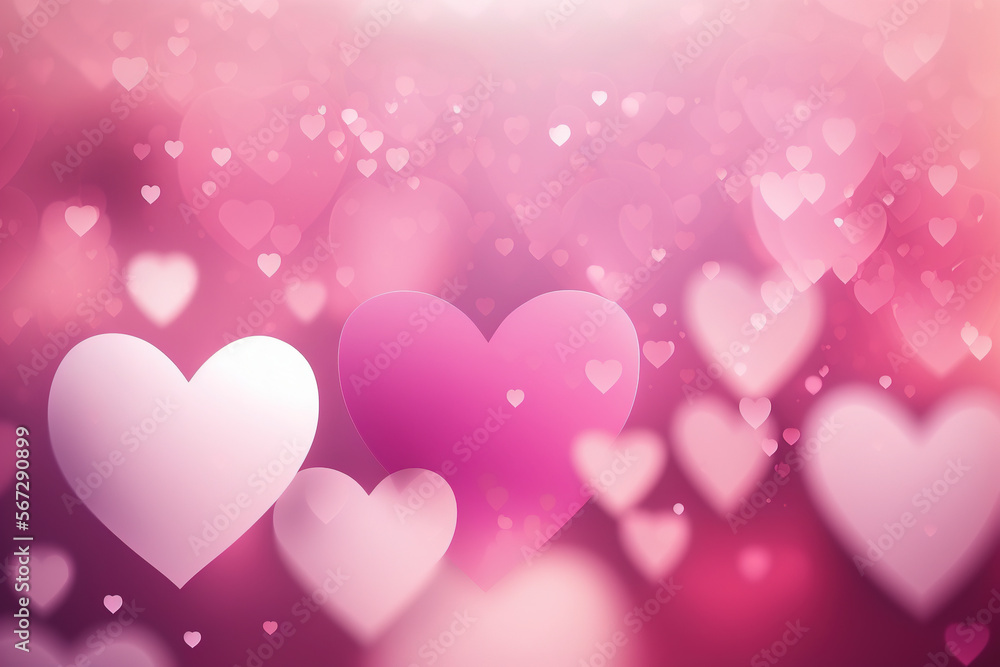 Blurred Valentine's Day wallpaper. Generative AI Blurred Valentine's Day wallpaper. Generative AI