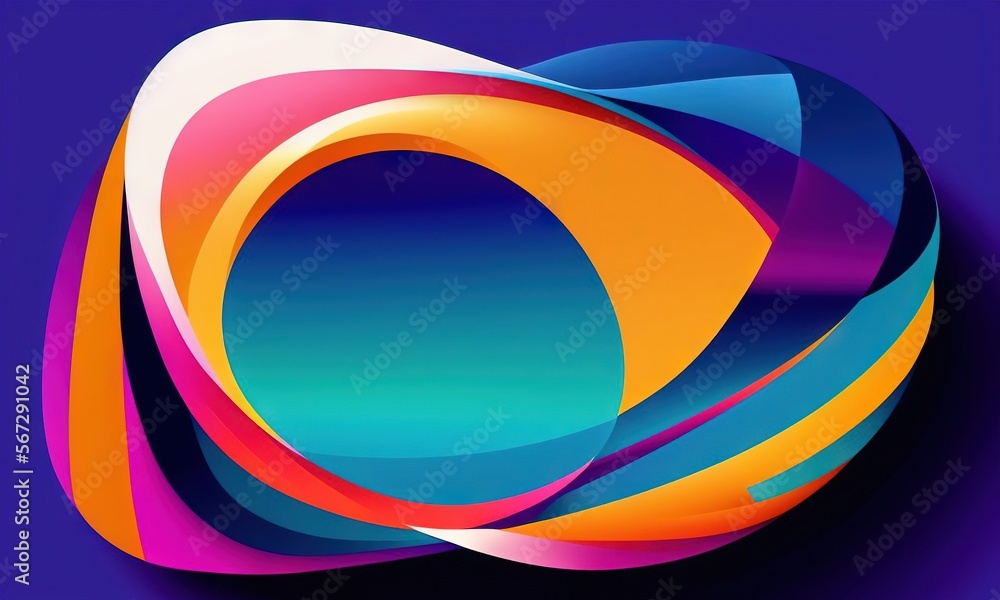 Obraz premium Colorful origami paper as abstract wallpaper background (Generative AI)