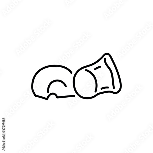 Wallpaper Mural Macaroni color line icon. Italian food. Torontodigital.ca