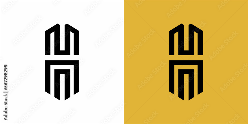 logo mono gram black siluet white and yellow background logo mono gram black siluet white and yellow background