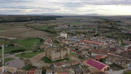 Sadaba castle in Aragon photo