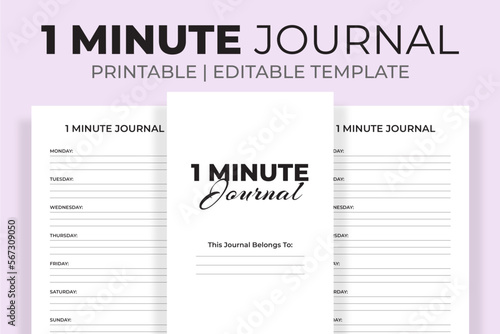 1 Minute Journal