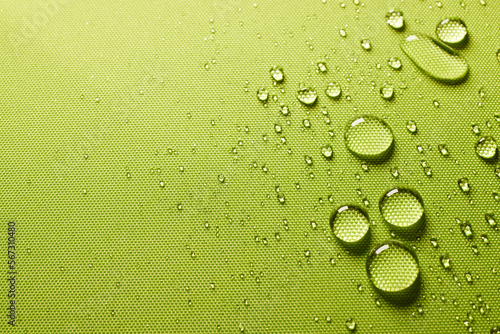 Green wet waterproof impregnated fabric