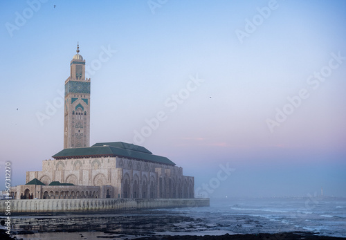 hassan ii mosque city photo