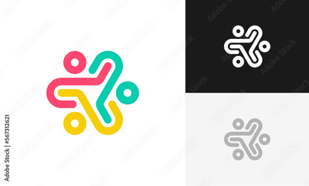 community people, social community, global community, human family logo abstract design vector community people, social community, global community, human family logo abstract design vector
