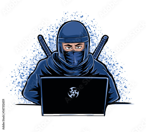 Blue Ninja hacker