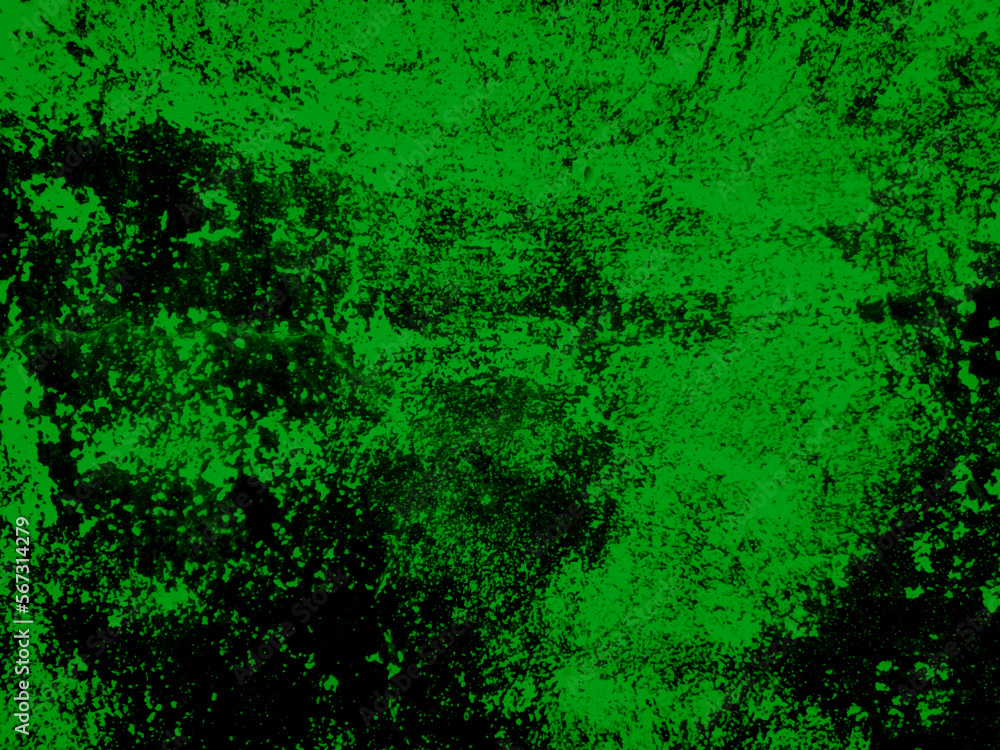 Green and black grunge background created by nature. UHD 4K wallpaper. For screen, desktop, site design, overlay, stencil, background, stylization, design and polygraph design. Good texture