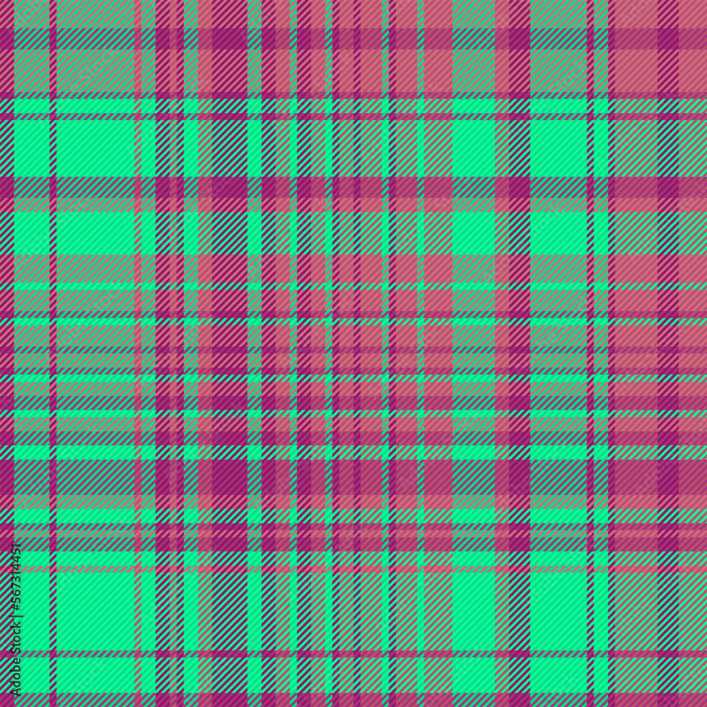 Seamless vector fabric. Plaid tartan textile. Background pattern texture check.
