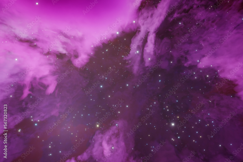 Fototapeta premium outer space nebula cloud background