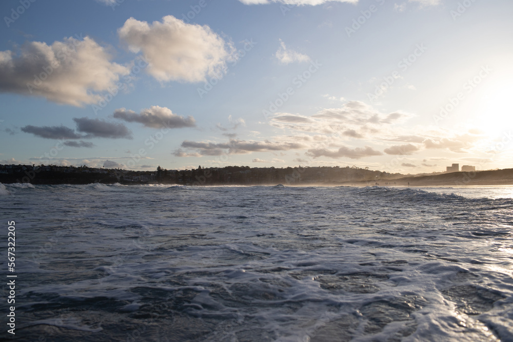 Sunset view at Long Reef Beach, Sydney, Australia. Sunset view at Long Reef Beach, Sydney, Australia.