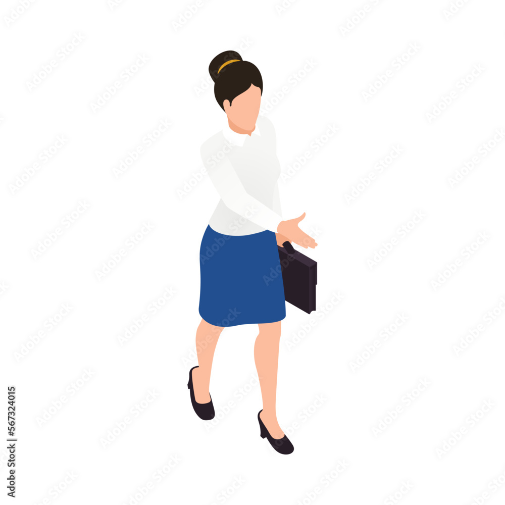 Investment Business Lady Composition Investment Business Lady Composition