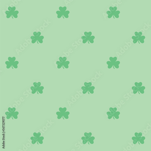 St. Patricks Day Seamless Pattern Background for Saint Patrick's Day. Green grid seamless.