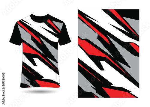 sport racing background with t-shirt sport design vector