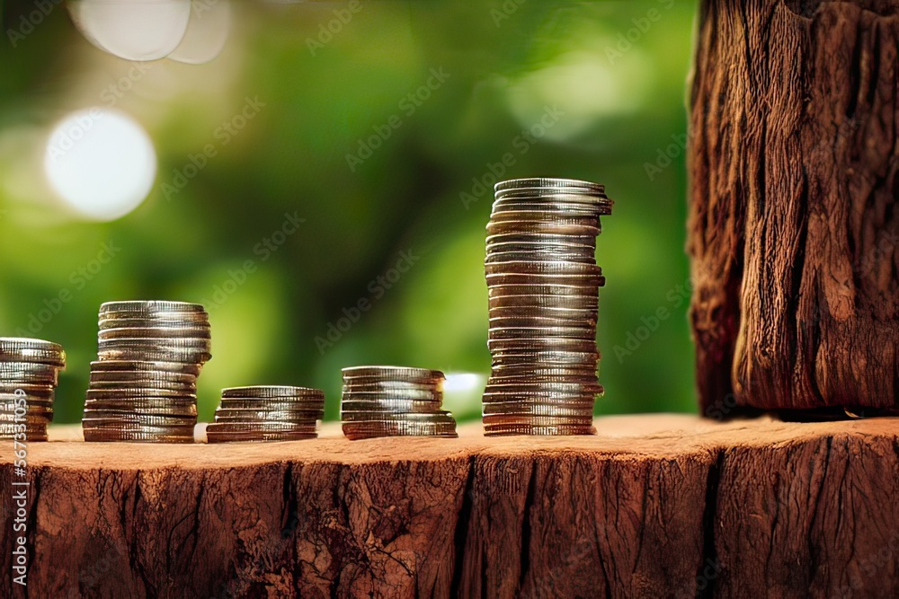 High-Resolution Image of Shiny Silver Coins, Perfect for Adding a ...