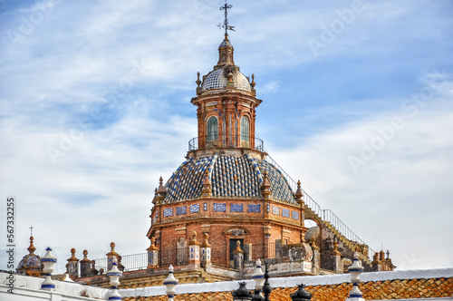 Dome of the Church of El Salvador.
Carmona - Sevilla - Spanje