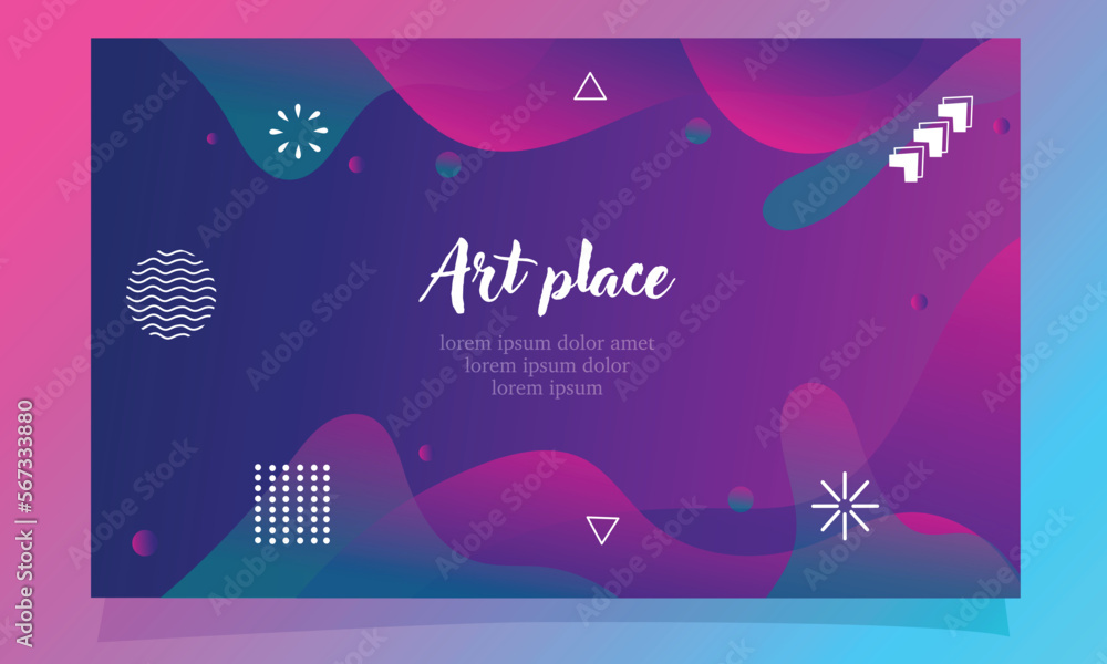 Abstract background color design vector for art abstract background