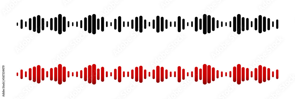 Voice message line icon. Track, mike, mouthpiece, transmitter, voice recorder, sound track, song, voice message. Speech concept. Vector line icon on white background