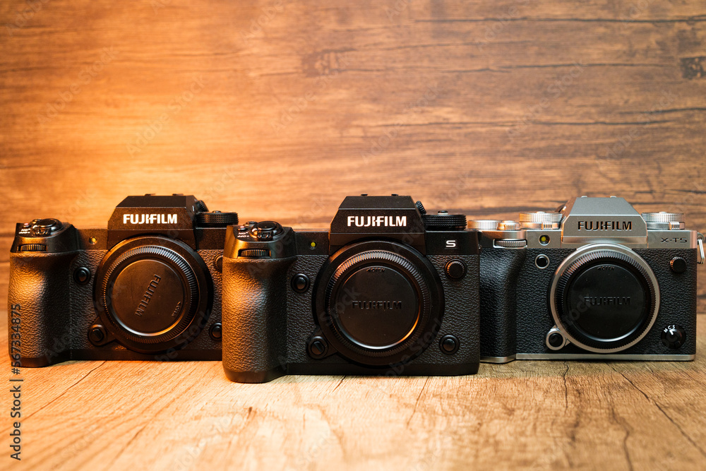 Newcastle UK: 17th Jan 2023: Fujifilm's new X Processor 5 camera lineup ...