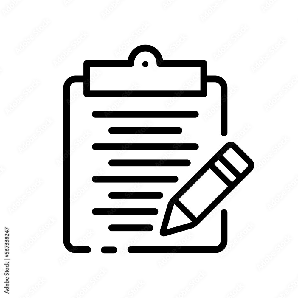 Petition line icon. Agreement, Document, declaration, signature, protocol, shield, form, order, pen, statement, guarantee. business concept. Vector black line icon on white background Petition line icon. Agreement, Document, declaration, signature, protocol, shield, form, order, pen, statement, guarantee. business concept. Vector black line icon on white background