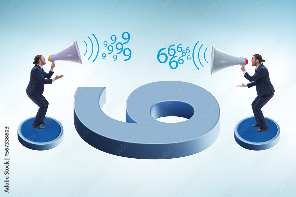 Argument over the numbers 9 and 6