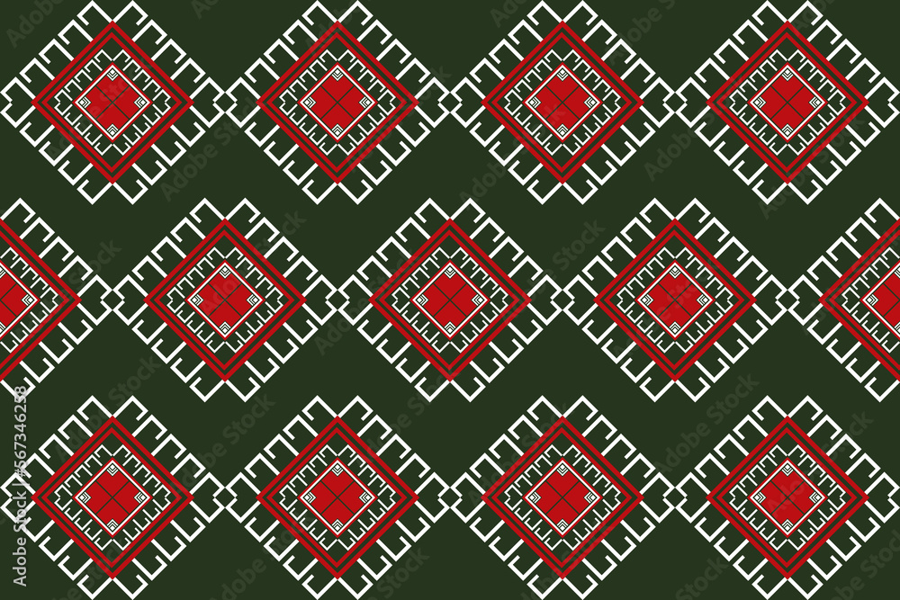 Ethnic geometric pattern design for background or wallpaper