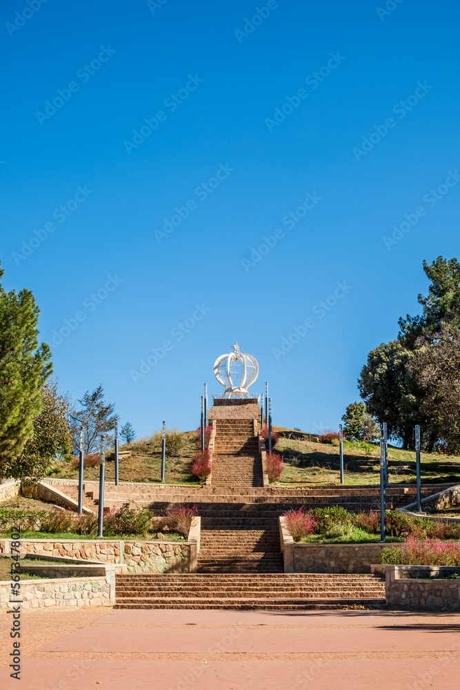 Royal monument in  a beautiful park, Ifrane, Morocco