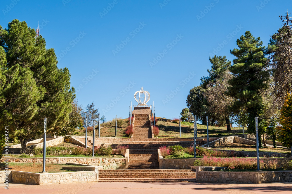 Royal monument in  a beautiful park, Ifrane, Morocco