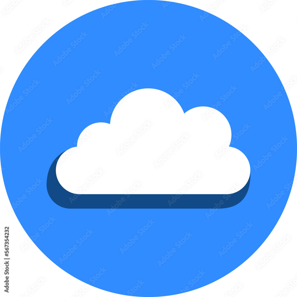 Cloud Circle Web Icon Cloud Circle Web Icon