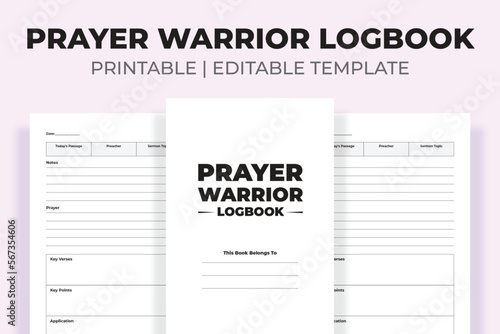 Prayer Warrior Logbook