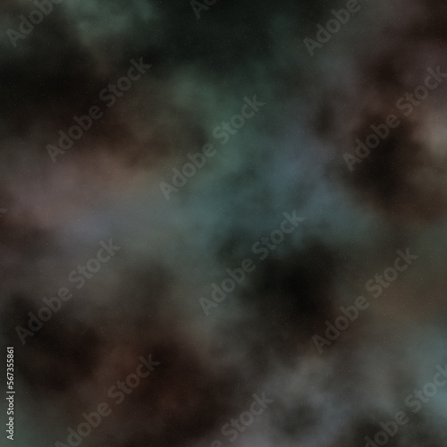 Digitally rendered starry abstract background with bokeh