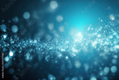 Sparkle Background, soft blue. Sparkles. Bright lights. Wallpaper. Depth of Field. Out of Focus. Glitter. Generative AI.