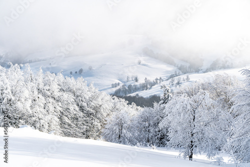 Bieszczady, Połonina Wetlińska, góry , zima, karpaty © Daniel Folek