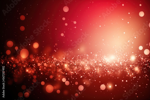 Sparkle Background, soft red. Sparkles. Bright lights. Wallpaper. Depth of Field. Out of Focus. Glitter. Generative AI.