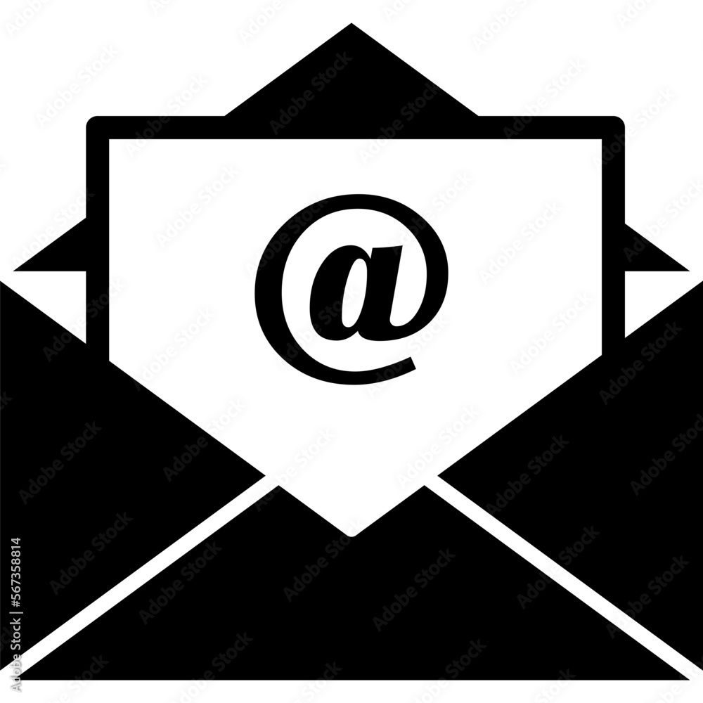 Mail Glyph Web Icon Mail Glyph Web Icon