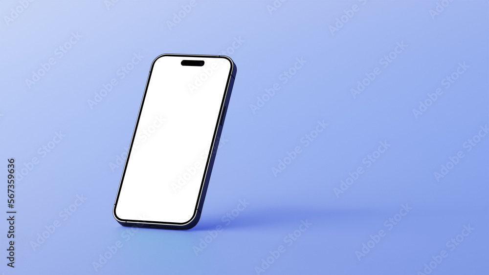 The Premium Blue Theme Business Phone UI Mockup 14 The Premium Blue Theme Business Phone UI Mockup 14