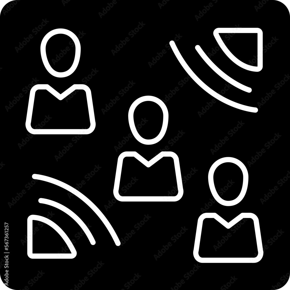 solid Motion sensor design vector icon solid Motion sensor design vector icon