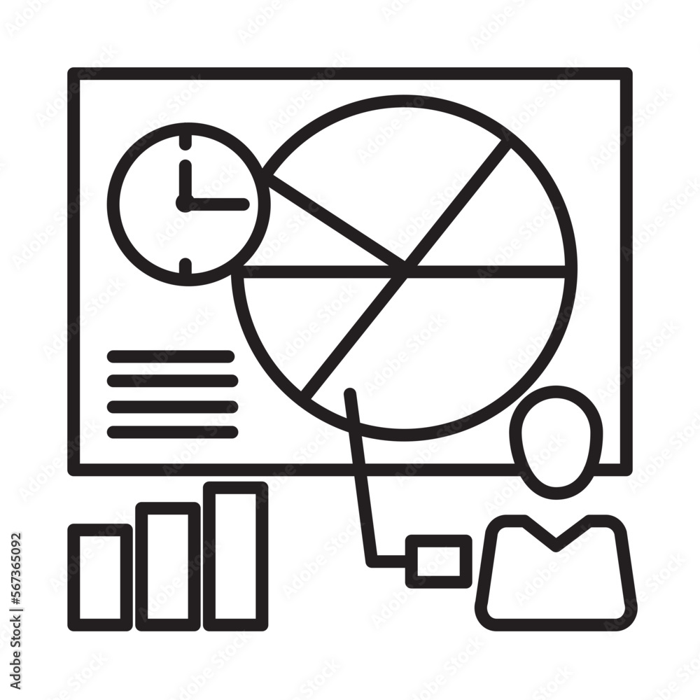 Busines proces management design vector icon Busines proces management design vector icon