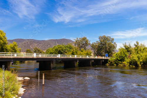 Vic NSW Border in Australia photo