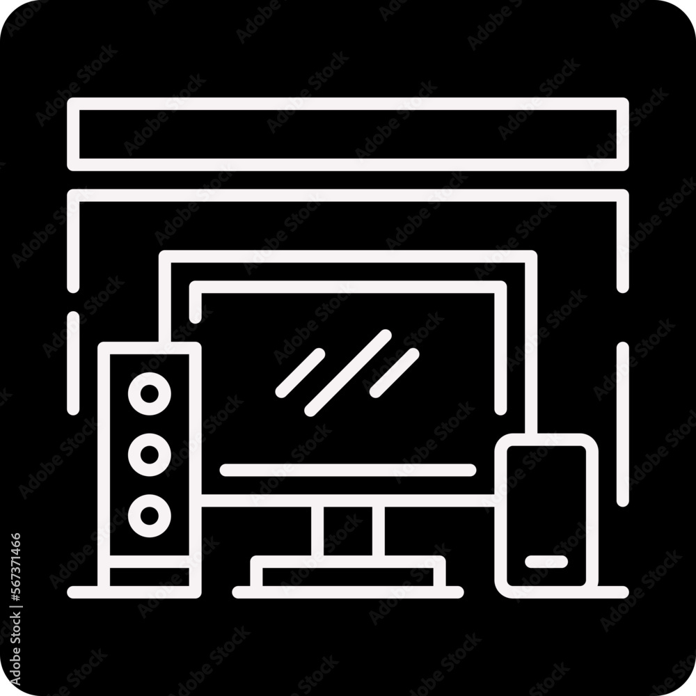 solid Electronics Center design vector icon solid Electronics Center design vector icon