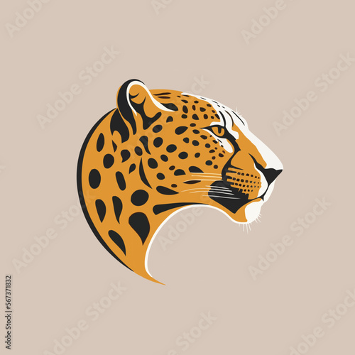 vector illustration of a jaguar