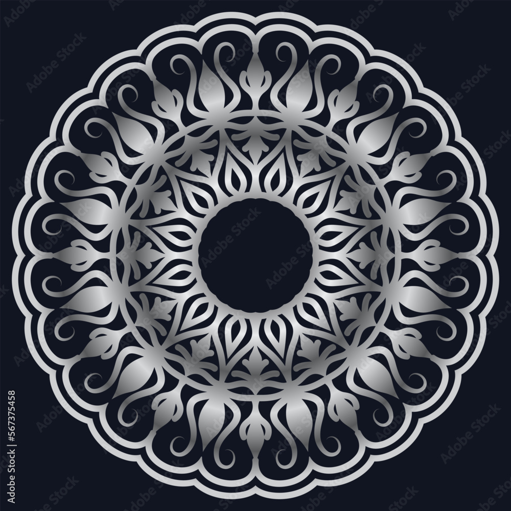Decorative elements luxury ornament pattern gradient mandala design Decorative elements luxury ornament pattern gradient mandala design