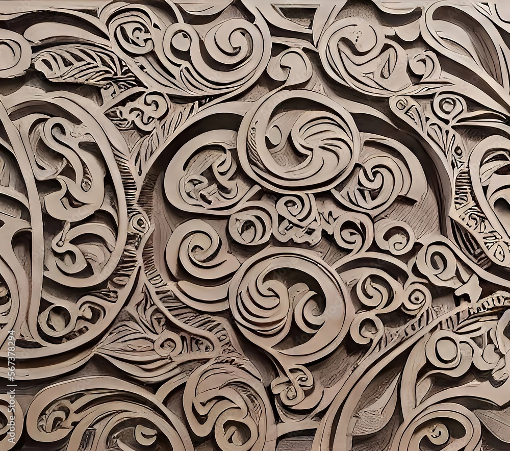 Vibrant Wooden Texture Engraving for Decorative Floral Sculptures. Vibrant Wooden Texture Engraving for Decorative Floral Sculptures.