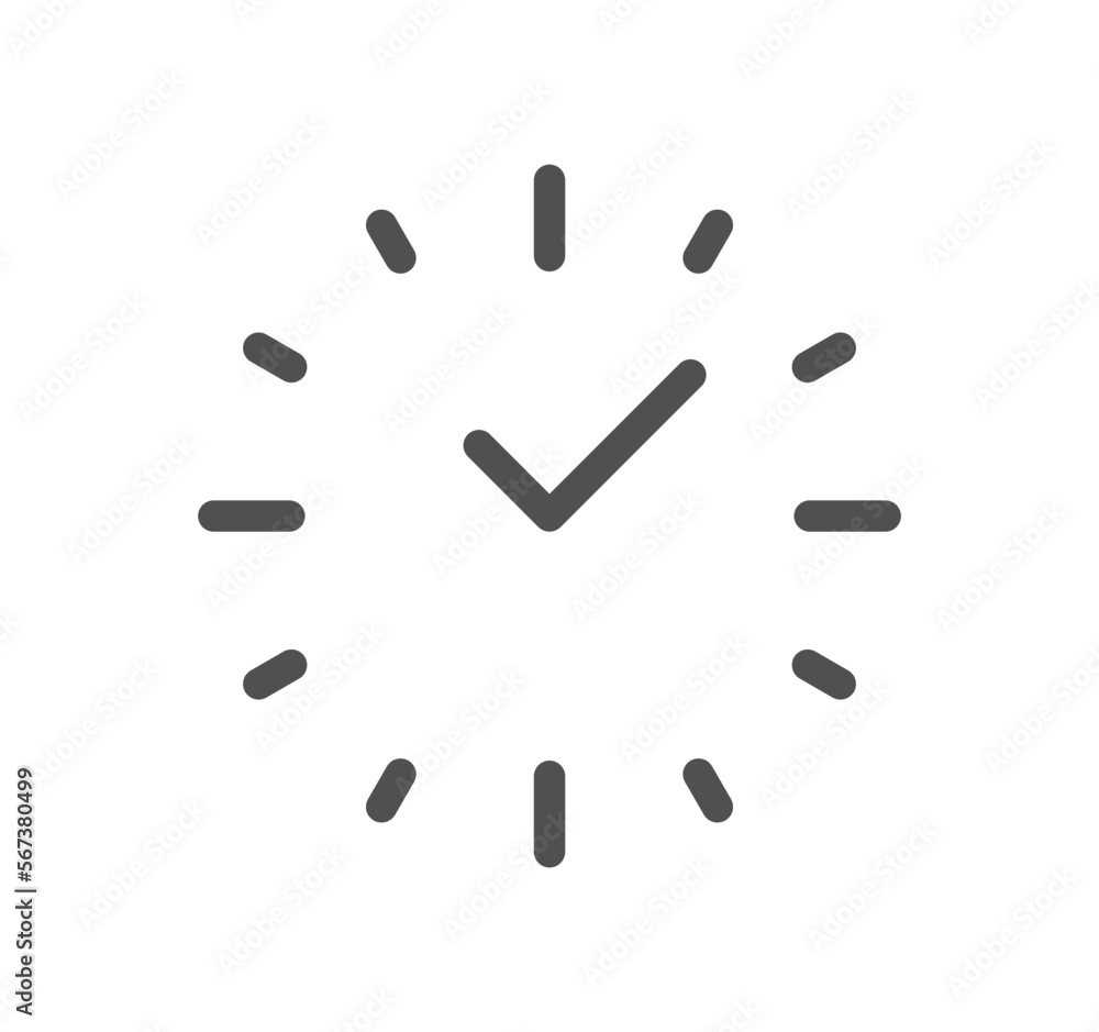 Time related icon outline and linear vector. Time related icon outline and linear vector.