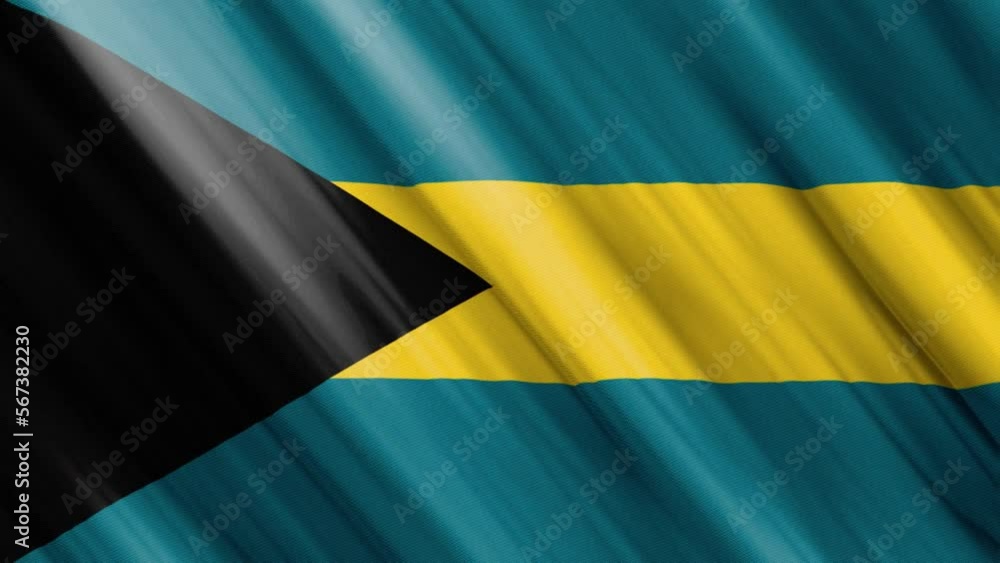 official waving flag of bahamas, independence day concept, 4K official waving flag of bahamas, independence day concept, 4K