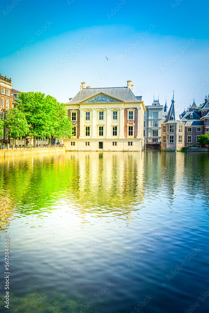 city center of Den Haag, Netherlands