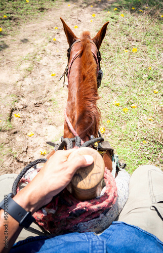 horse riding