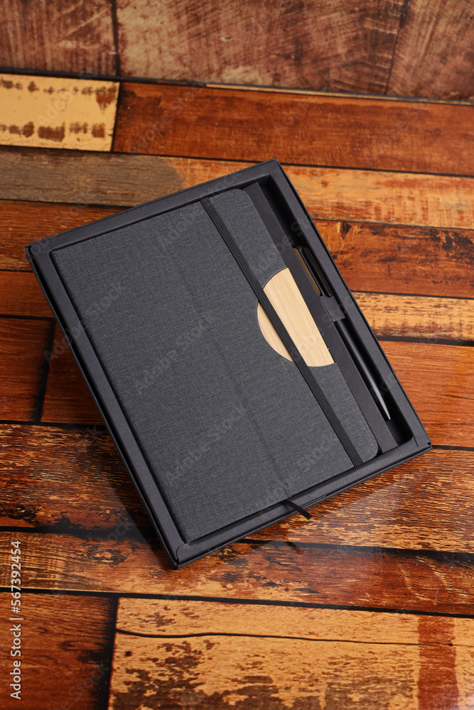 Stylis leather note book stock image Stylis leather note book stock image