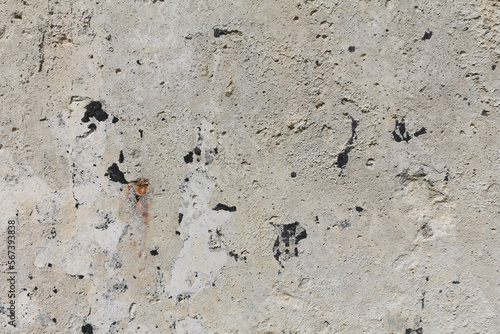 Concrete stone wall background. Grunge close up texture.